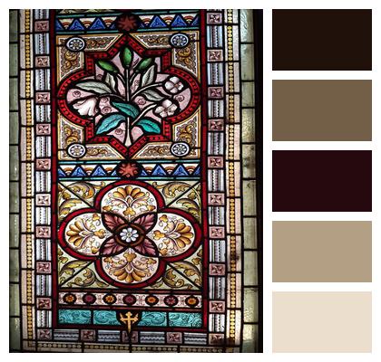 Stained Glass Window Christian Art Church Window Image